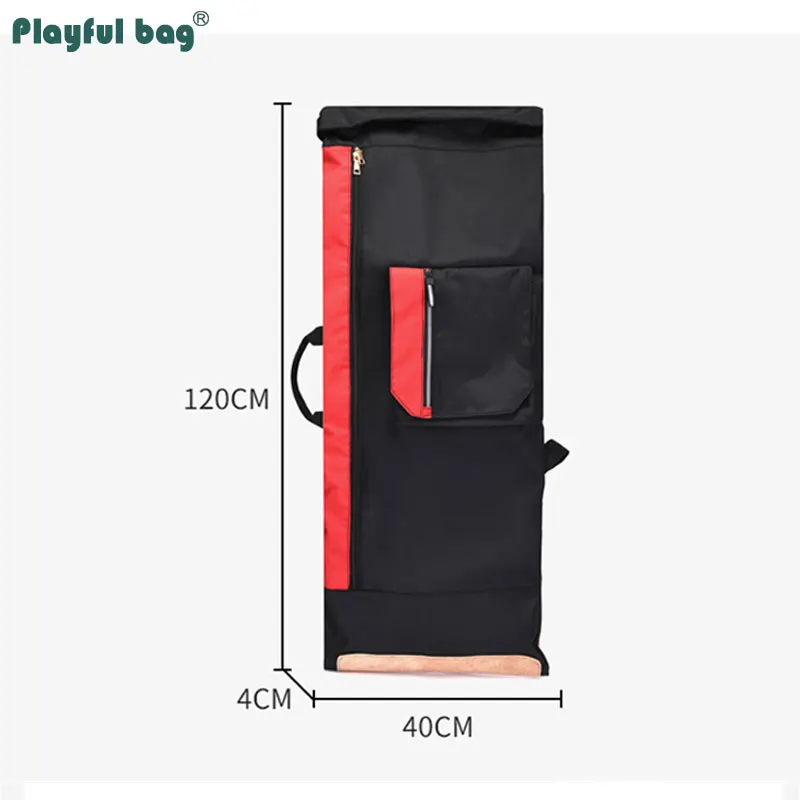 Mochila transporte monopatín longboard – Impermeable 900D gran capacidad - imagen 2