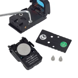 Glock 19 MOS mira telescopica tactica abatible con punto rojo
