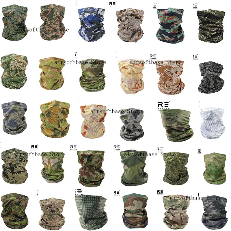 Bufanda táctica camuflaje australiano protección cuello y cara - imagen 2