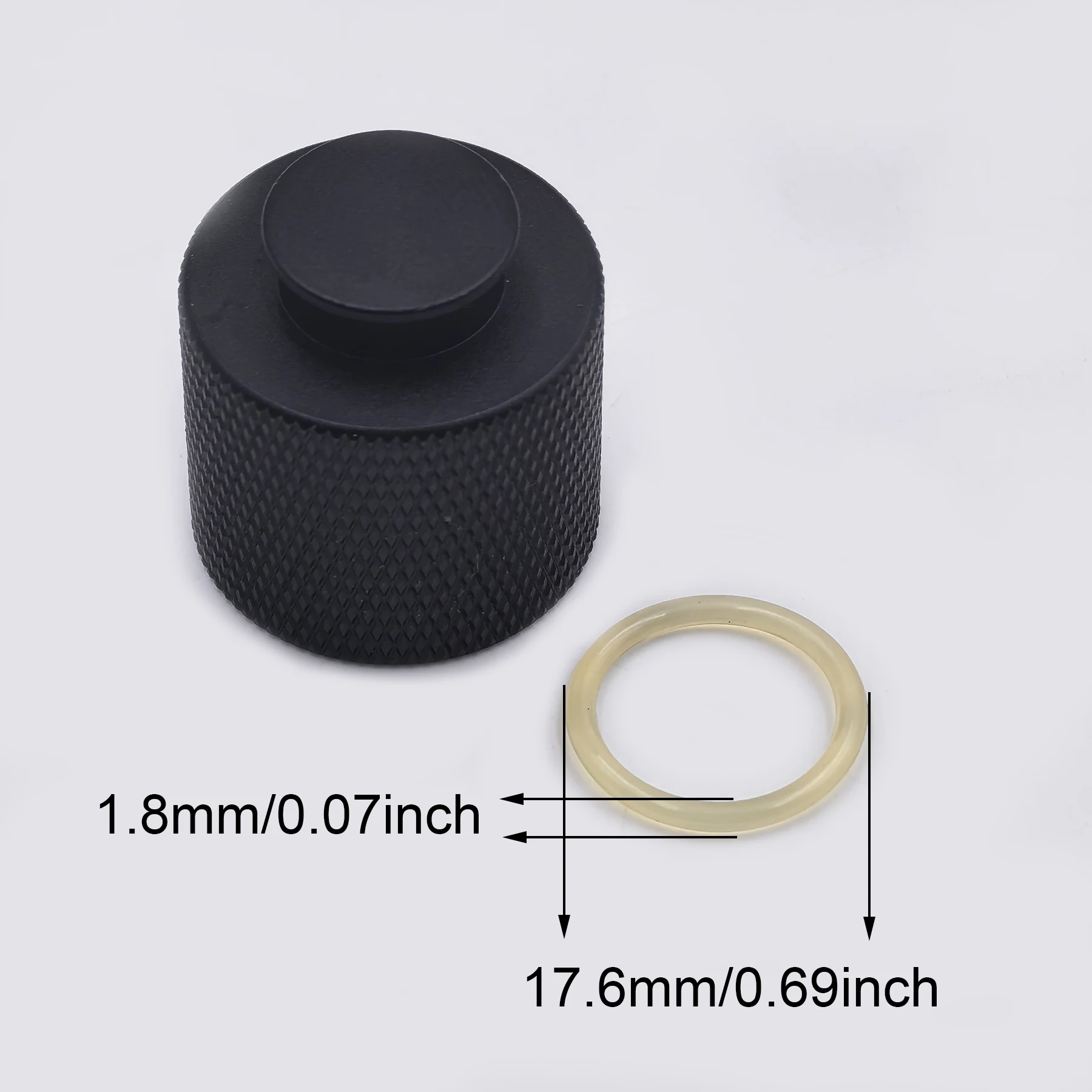 Protector rosca válvula tanque tapa antipolvo G1/2 con junta - imagen 5