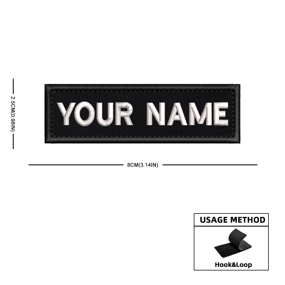 Parche táctico bordado con nombre personalizado para uniforme - imagen 2