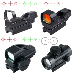 HD103 Mira holográfica táctica rojo y verde con retícula Picatinny
