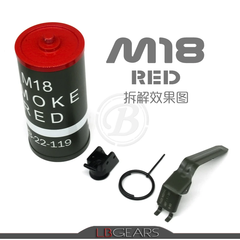 M18 tarro metálico en uso táctico