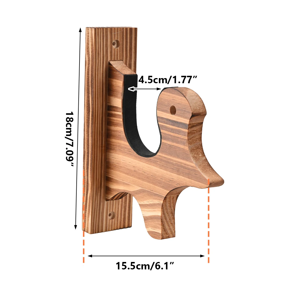 Soporte de pared para rifles y escopetas con ganchos acolchados - imagen 2