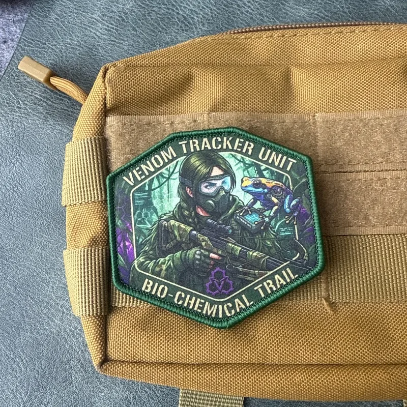 Parche táctico militar de gancho y bucle con insignia moral - imagen 5