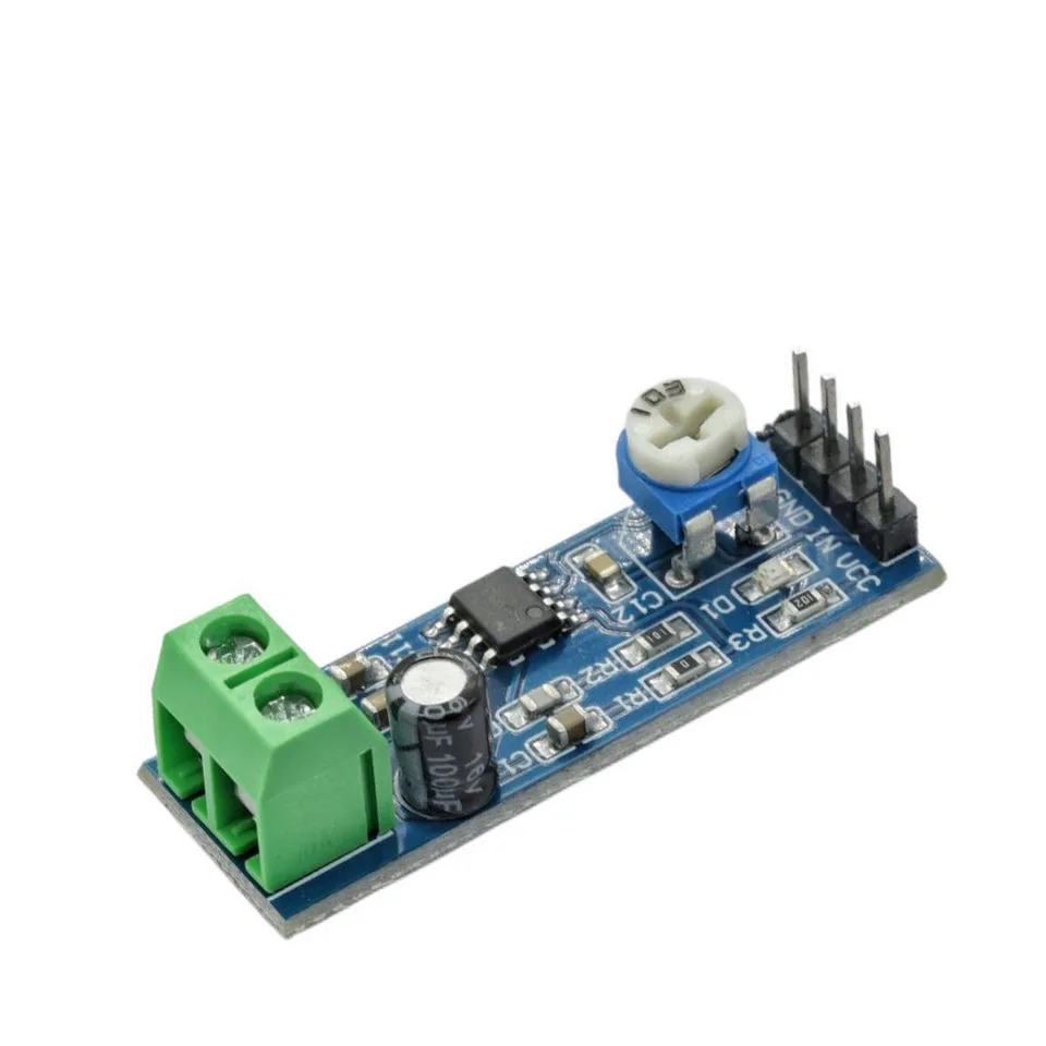 LM386 Amplificador de potencia mono 5V-12V ganancia 200x - imagen 5