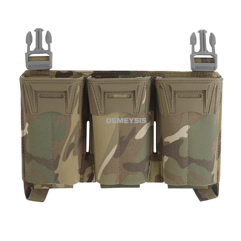 Portacargadores triple MOLLE chaleco táctico 9mm/5.56 - imagen 2