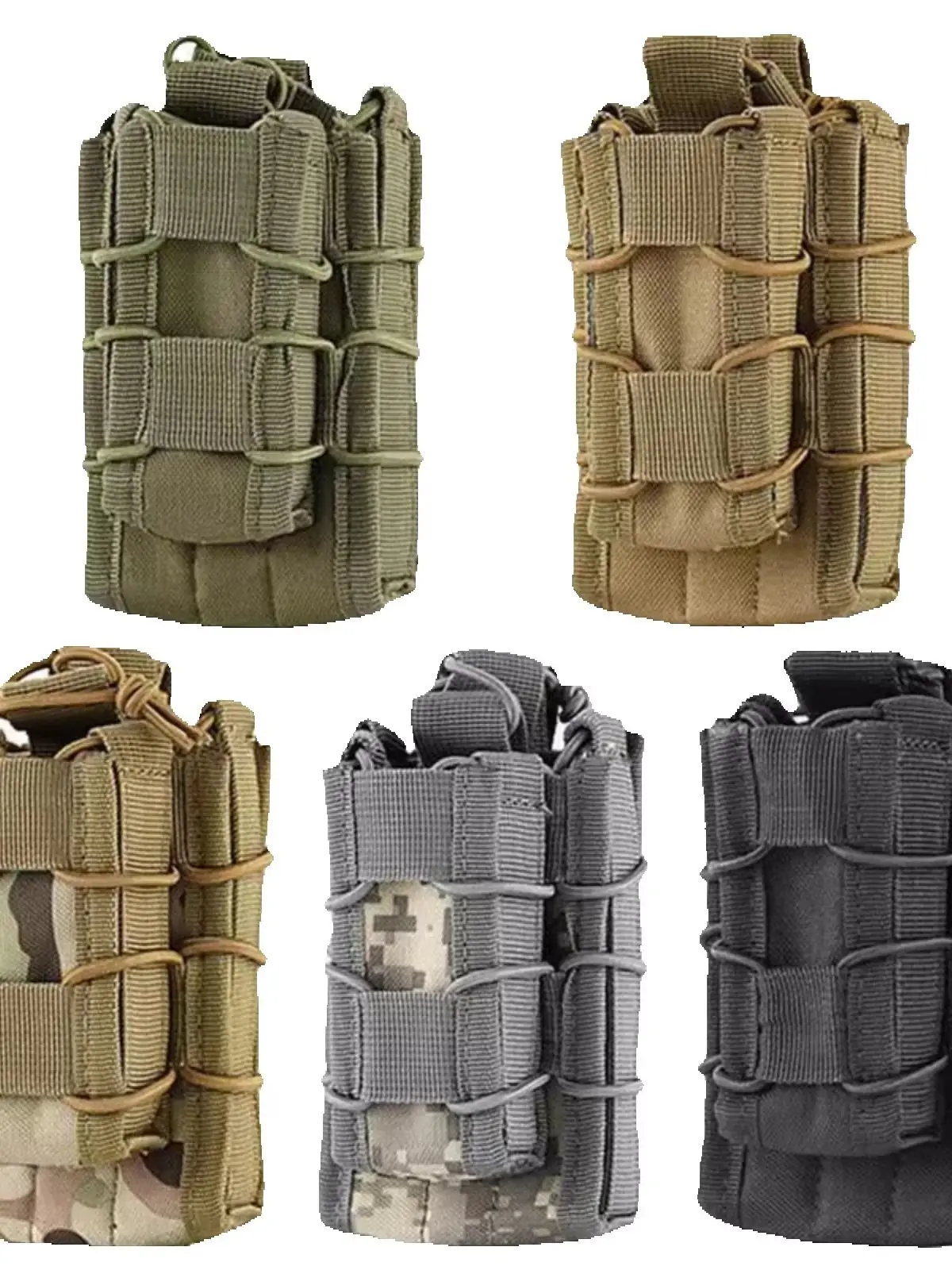 Cinturón táctico MOLLE para exteriores con portacargador rápido - imagen 3