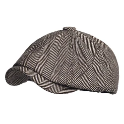 Peaky Blinders sombrero octagonal vintage espiga Gatsby para hombre