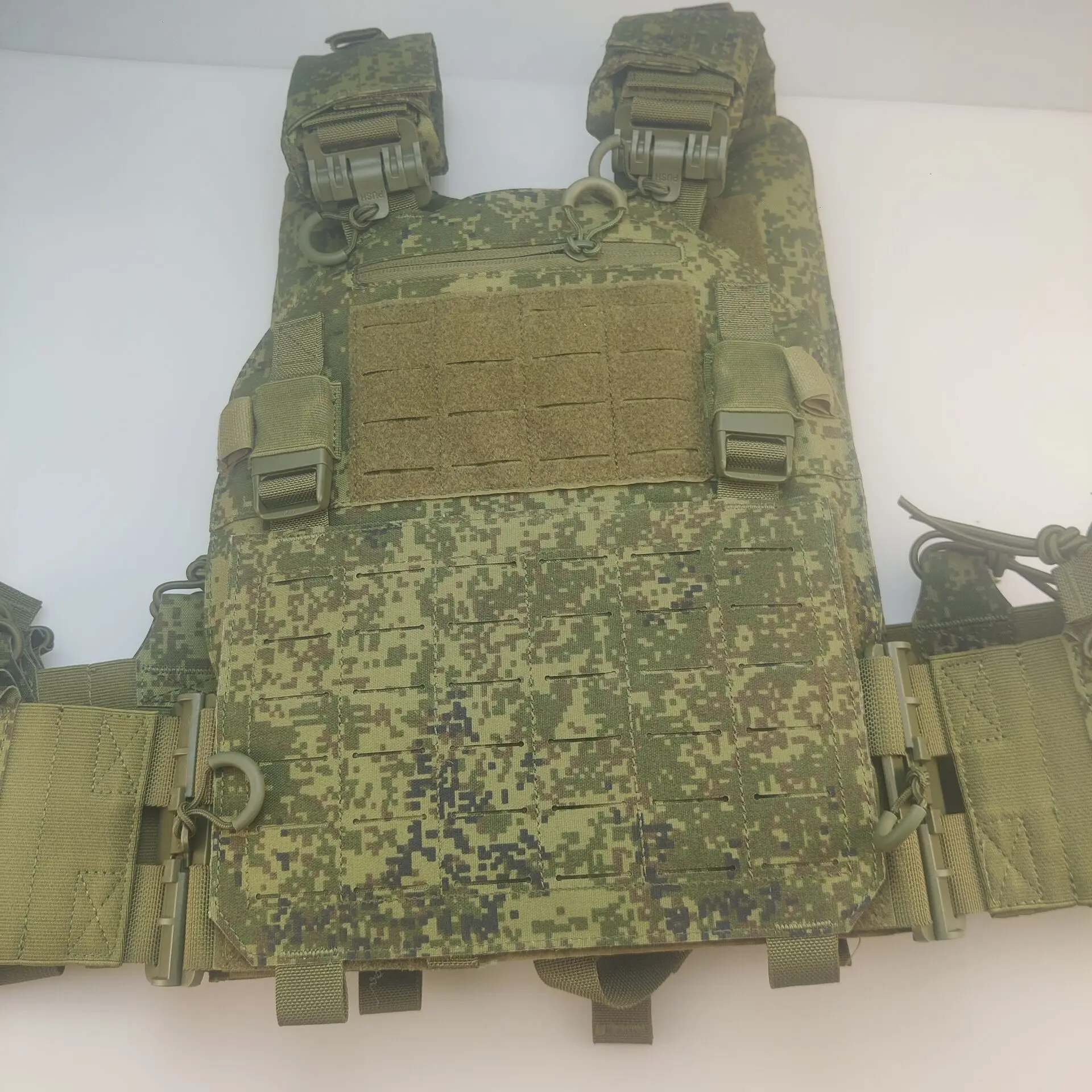 Chaleco táctico EMR láser camuflaje ruso MOLLE ligero desmontable - imagen 5