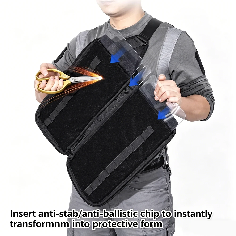 Bolsa Táctica Hombro EDC – Organizador Militar para Senderismo y Ciclismo - imagen 3