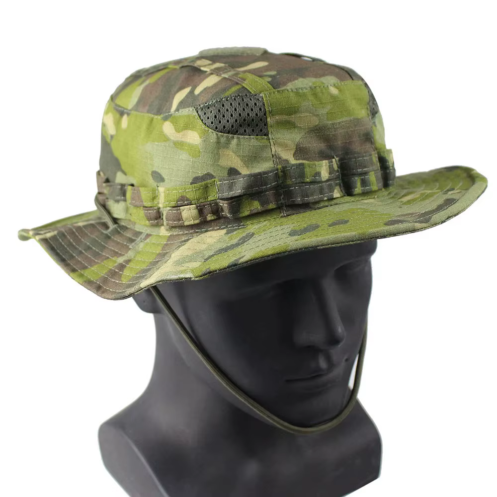 Sombrero boonie táctico camuflaje ala ancha protección solar - imagen 3