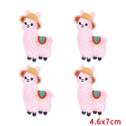 Parche termoadhesivo bordado animales alpaca gato conejo oso artesanía