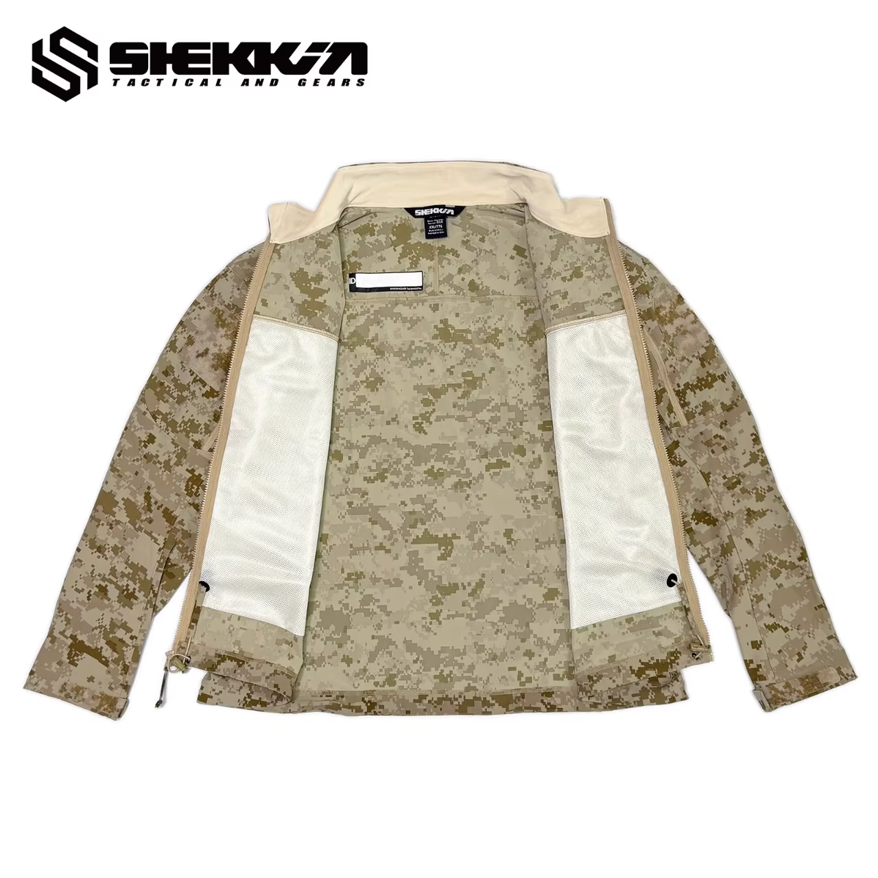 Shekkingears Orange Peel – Chaqueta soft shell táctica de combate