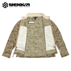 Shekkingears Orange Peel – Chaqueta soft shell táctica de combate