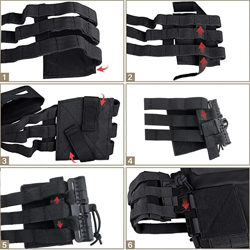 Hebillas y componentes del kit