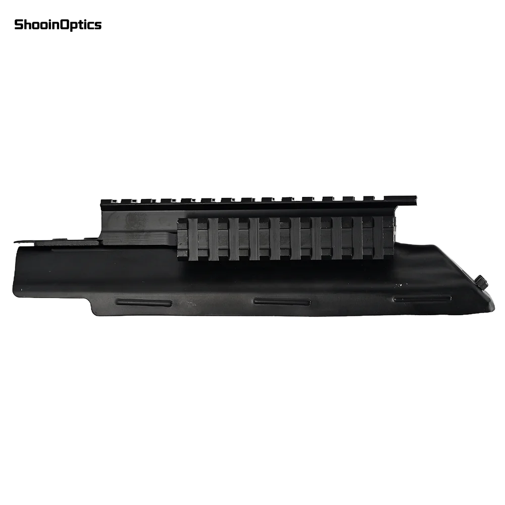 Montura visor Tri-Rail Picatinny acero y aluminio para táctica y láser - imagen 4