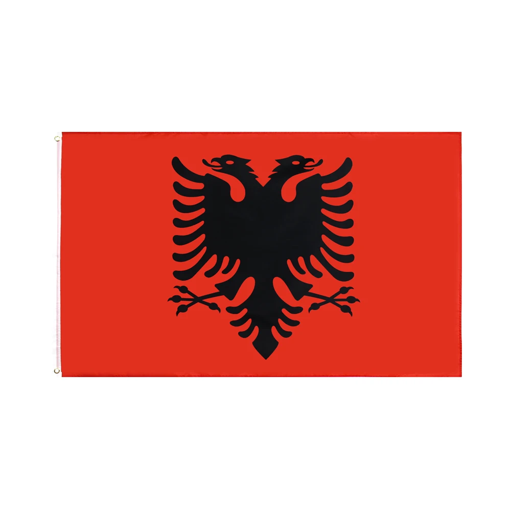 Bandera de Albania 90x150 cm vista frontal