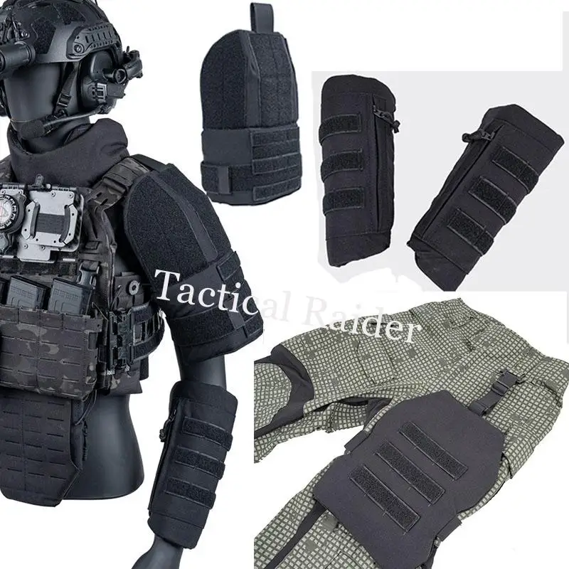 Armadura táctica MOLLE protección brazos y hombros - imagen 4