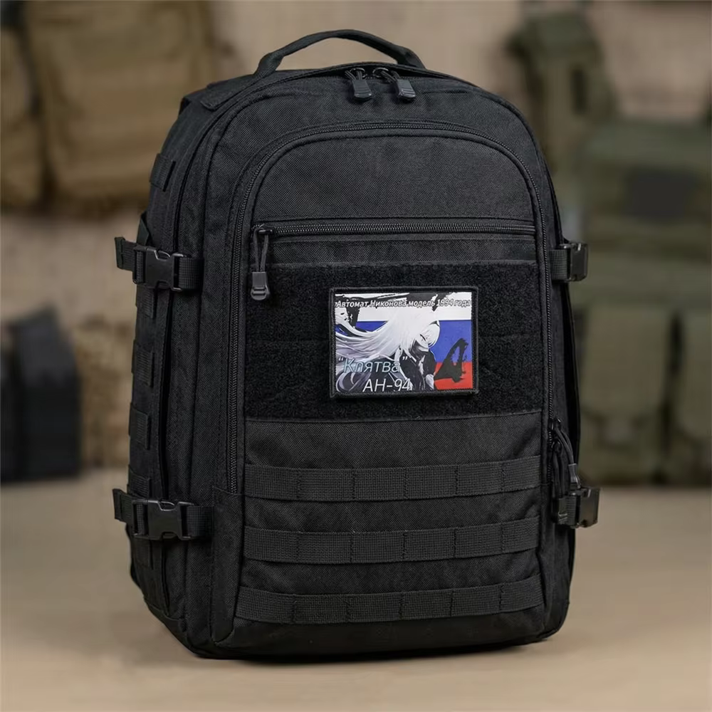 Insignia táctica guerrero – Parche adhesivo para mochila - imagen 5