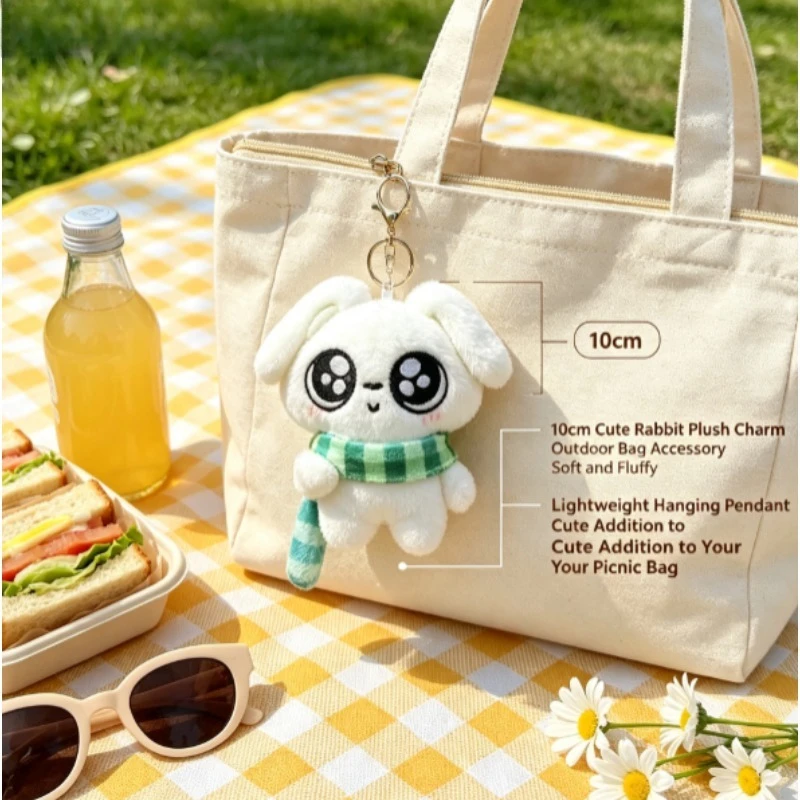 Colgante mochila peluche perro trébol cuatro hojas, suerte - imagen 4