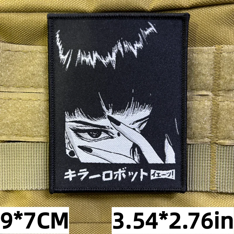 Parche táctico velcro para mochila militar Morale Badge Hit Girl - imagen 5