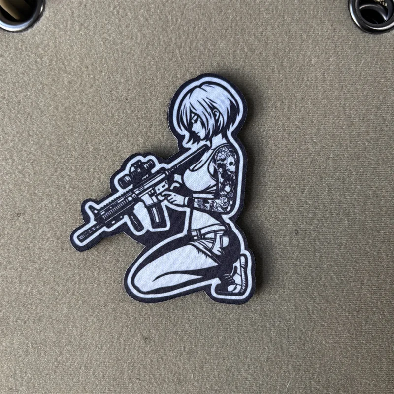 Parche táctico de moral anime para mochila y brazalete - imagen 2