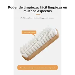 Cepillo de gamuza suave para limpiar botas, cuero y zapatillas