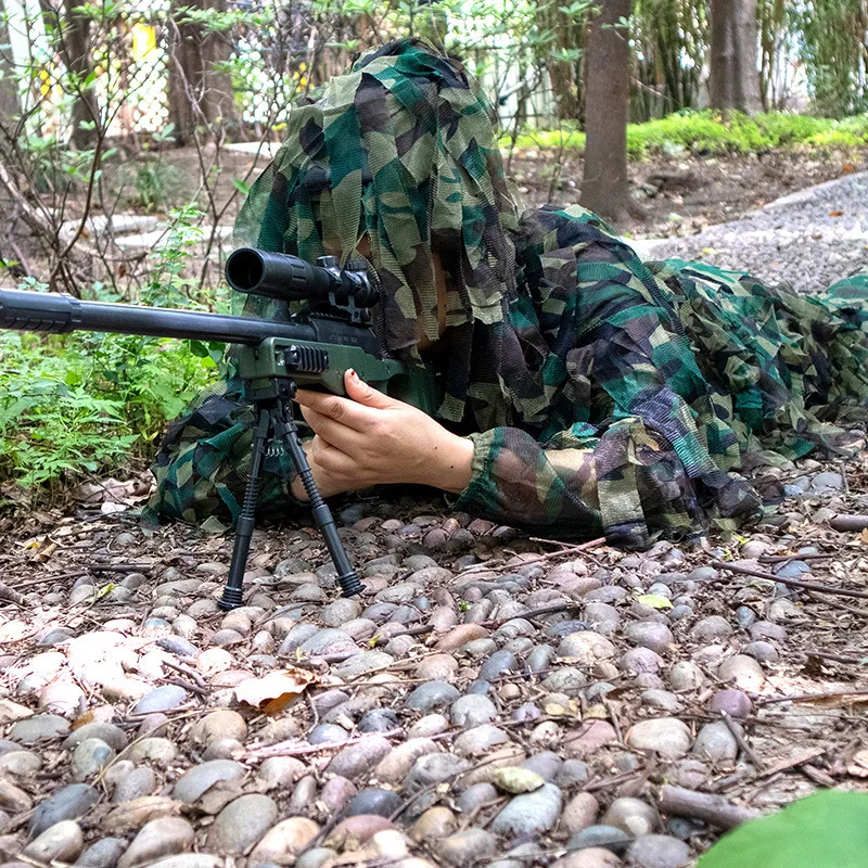 Uniforme camuflaje biónico de malla selva: chaqueta y pantalón
