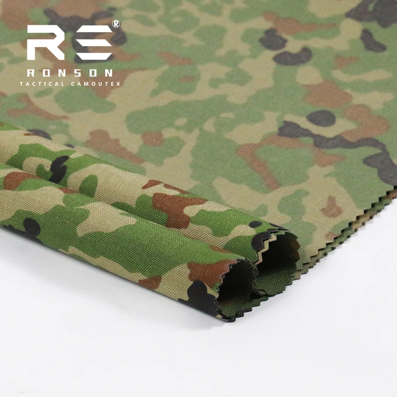 Tela táctica camuflaje japonés en nailon oxford resistente para bolso - imagen 2