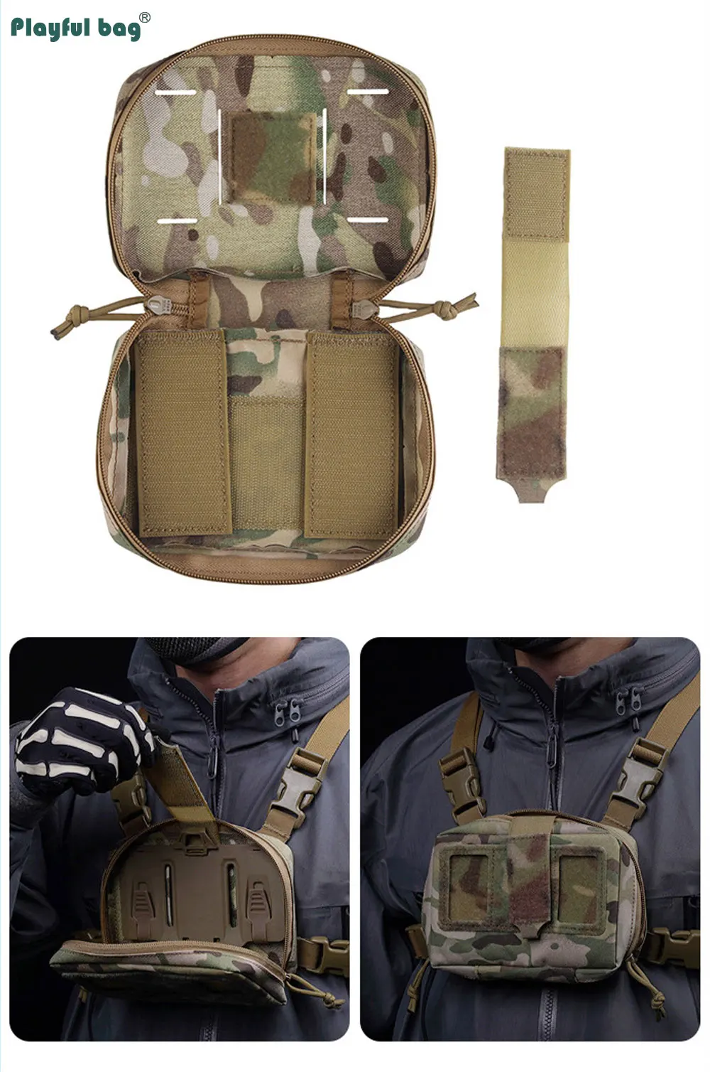 Bolsa plegable para equipo Airsoft