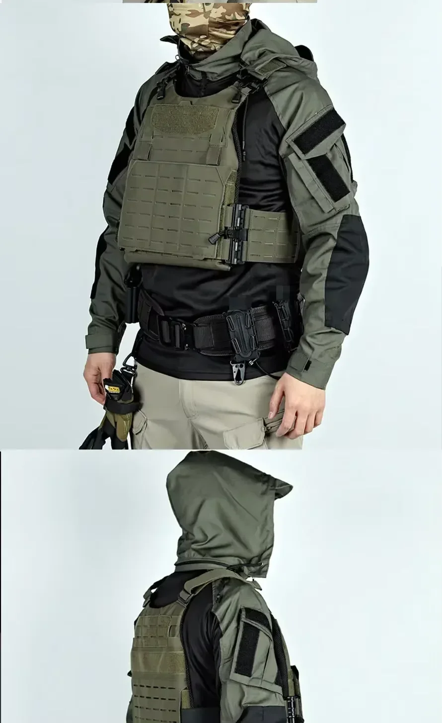 Puños ajustables con velcro