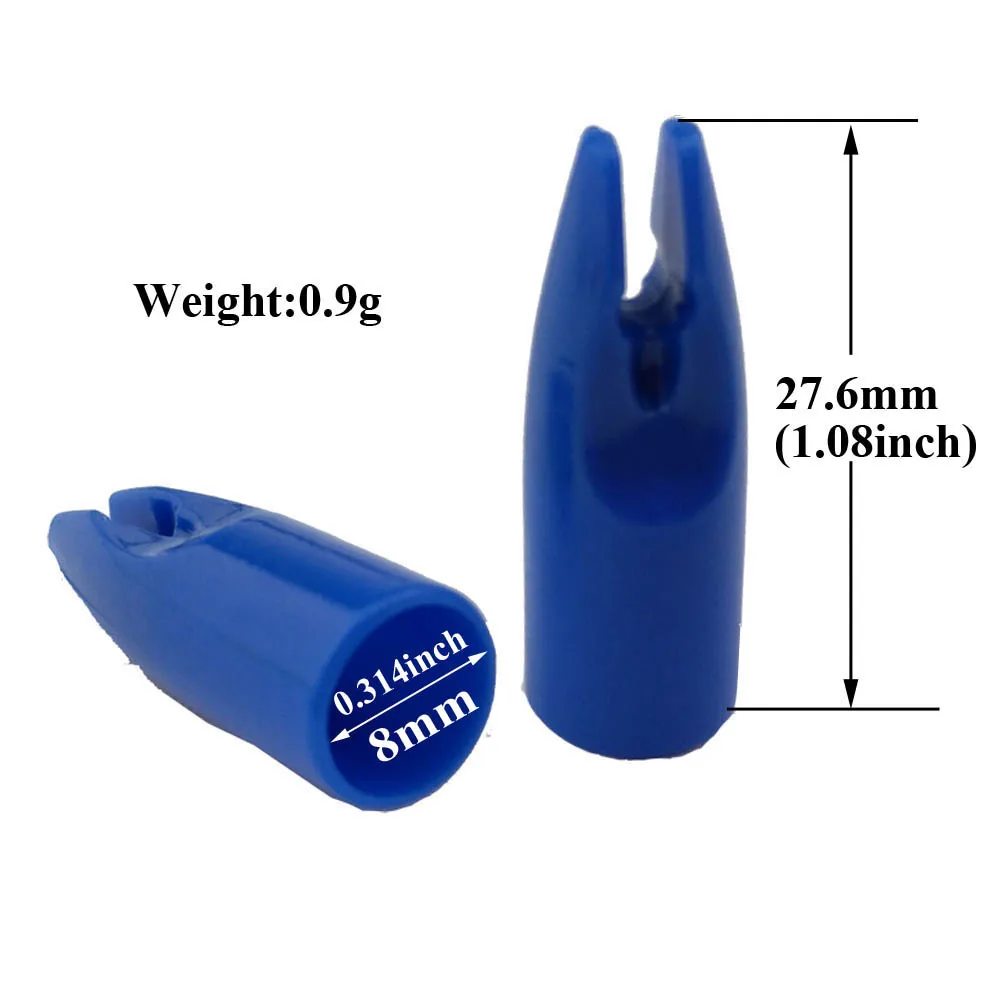 Nocks para flechas 8 mm para arco, caza y tiro al blanco deportivo - imagen 5