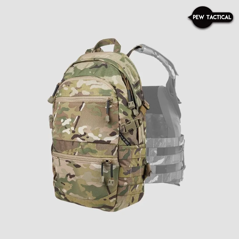 Mochila táctica modular PEW Tactical AVS 1000 con panel MOLLE trasero - imagen 4