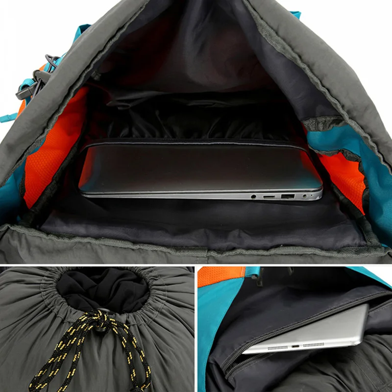 Mochila trekking 80L resistente al agua – Camping y senderismo - imagen 5