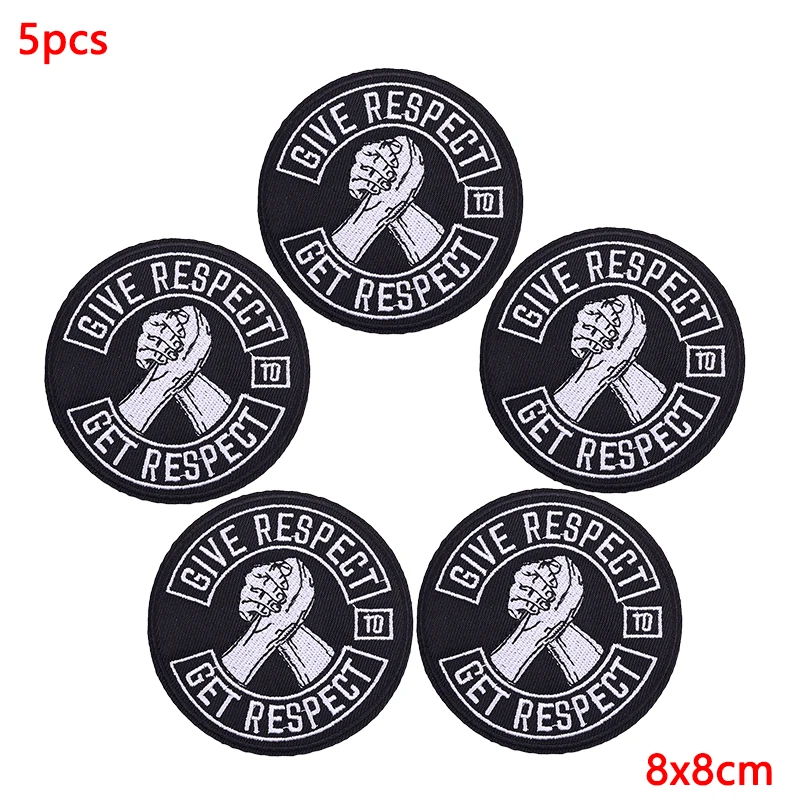 Parche bordado termoadhesivo calavera punk para mochila táctica - imagen 3