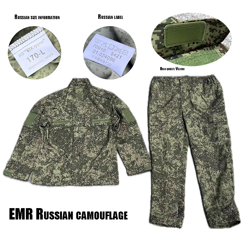 Traje combate EMR – Uniforme táctico camuflaje ruso VKBO - imagen 3