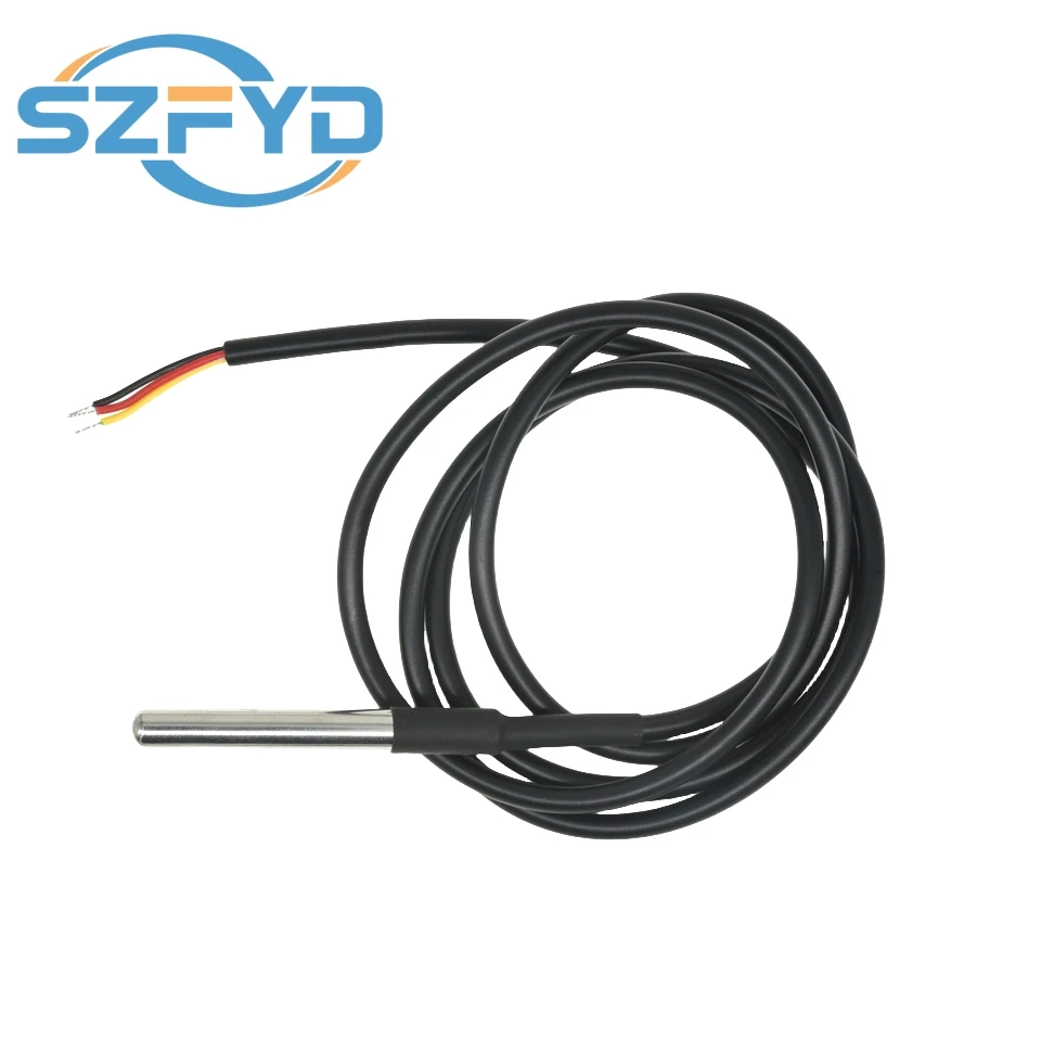 Sonda de temperatura DS18B20 impermeable rosca acero inoxidable - imagen 2