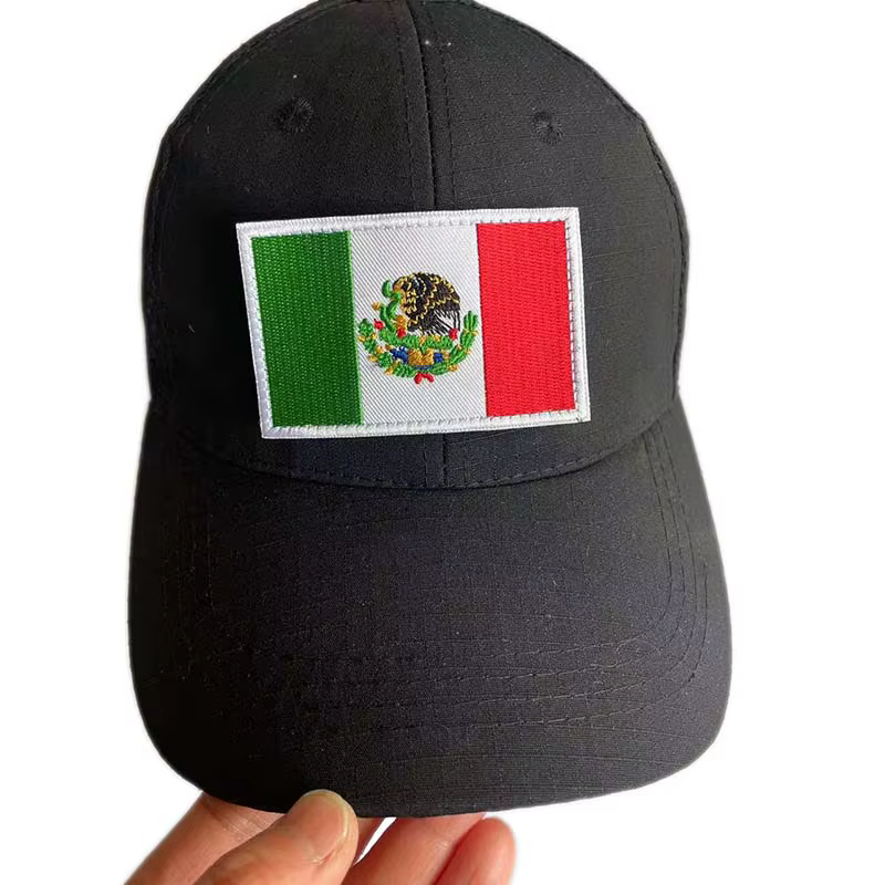 Parche bordado bandera México águila táctico para mochila y brazalete - imagen 4