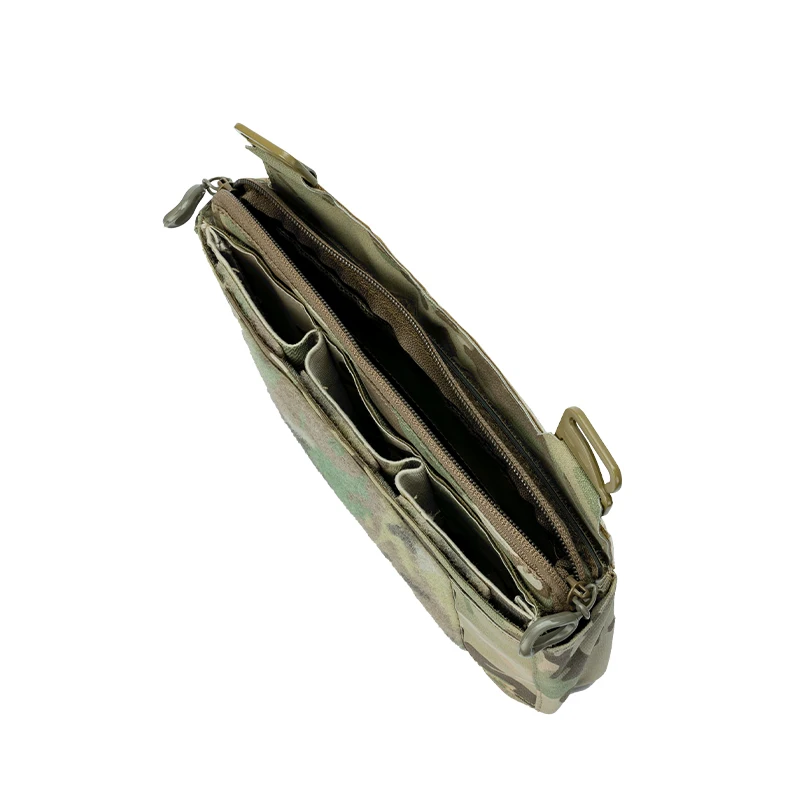 Bolsa táctica DOPE bolsillo canguro frontal Molle triple panel