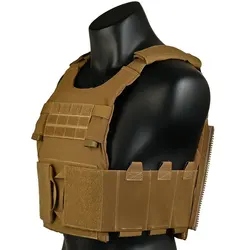 TACTIFANS LV119 Chaleco Portaplacas Táctico MOLLE