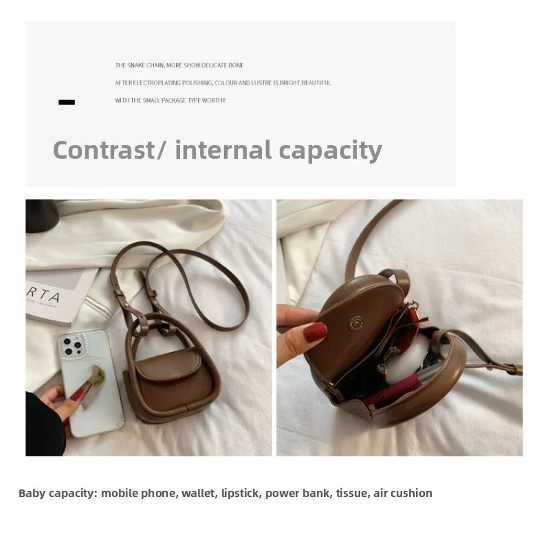 Bolso bandolera táctico mini compacto para auriculares y maquillaje - imagen 5