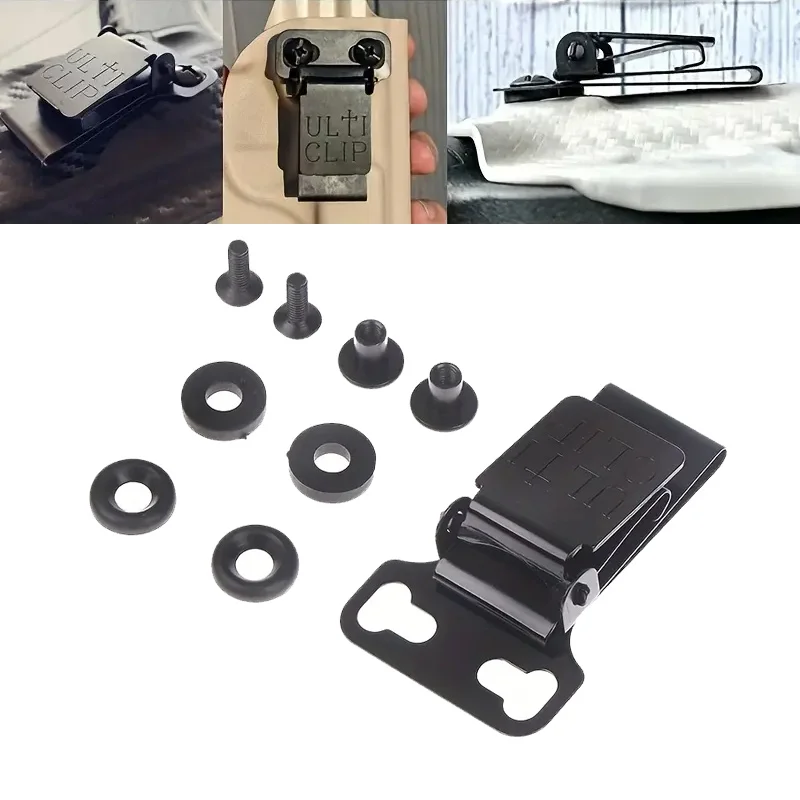 Funda portacuchillos con clip de cinturón – Negro tornillo ajustable - imagen 4