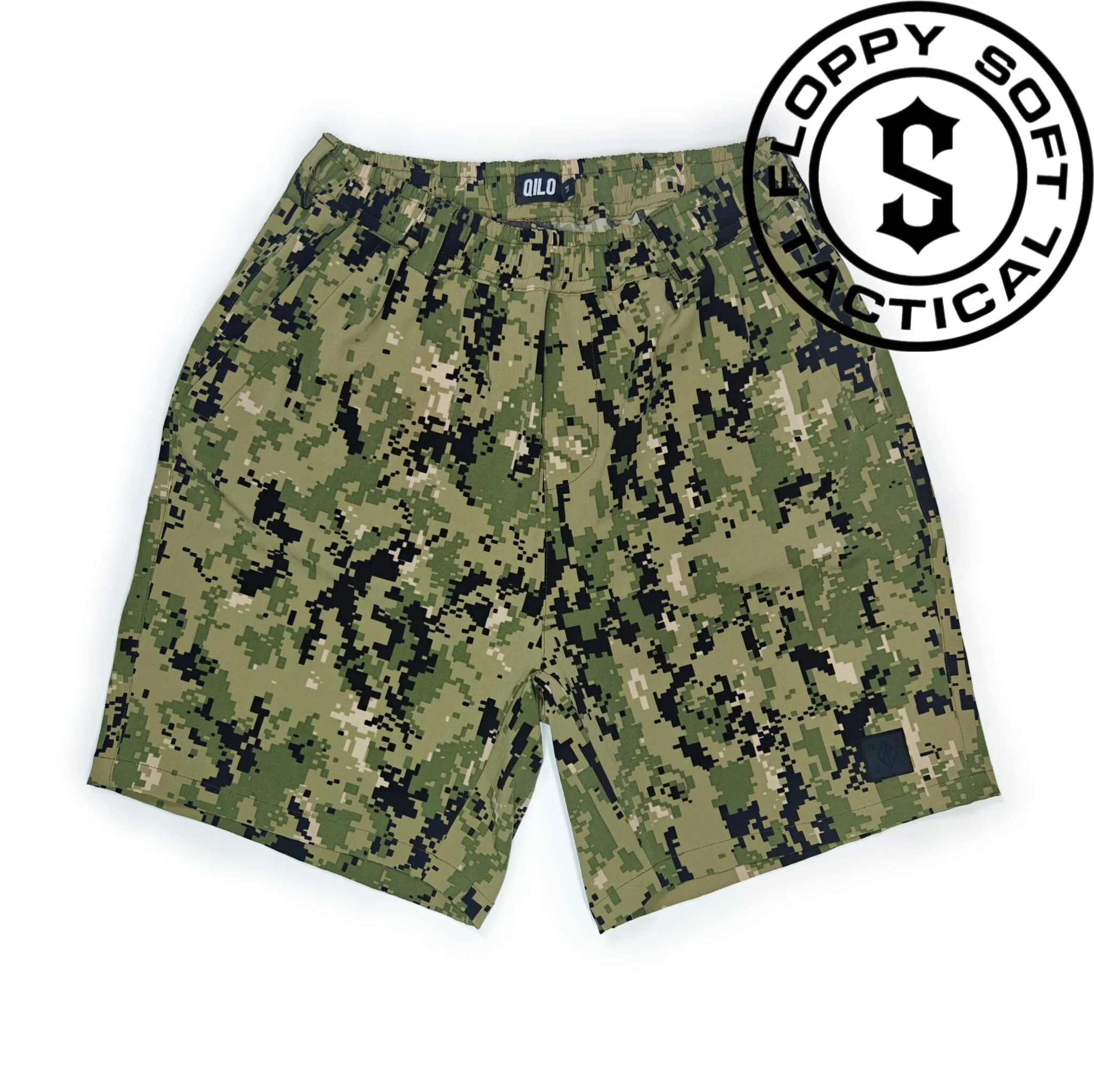 QILO Pantalones cortos tácticos camuflaje naranja transpirables - imagen 2