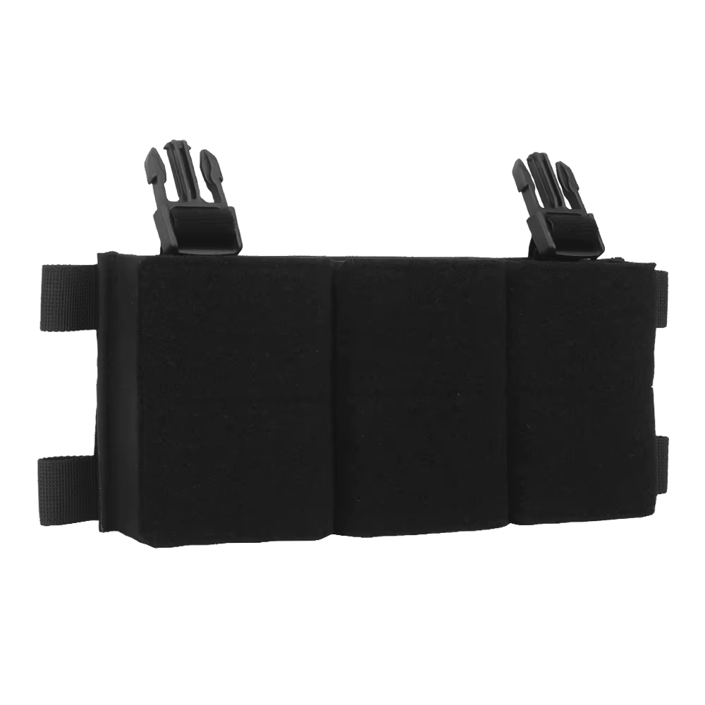 Bolsa MOLLE triple pecho 7,62mm – Retensión elástica silencieuxa