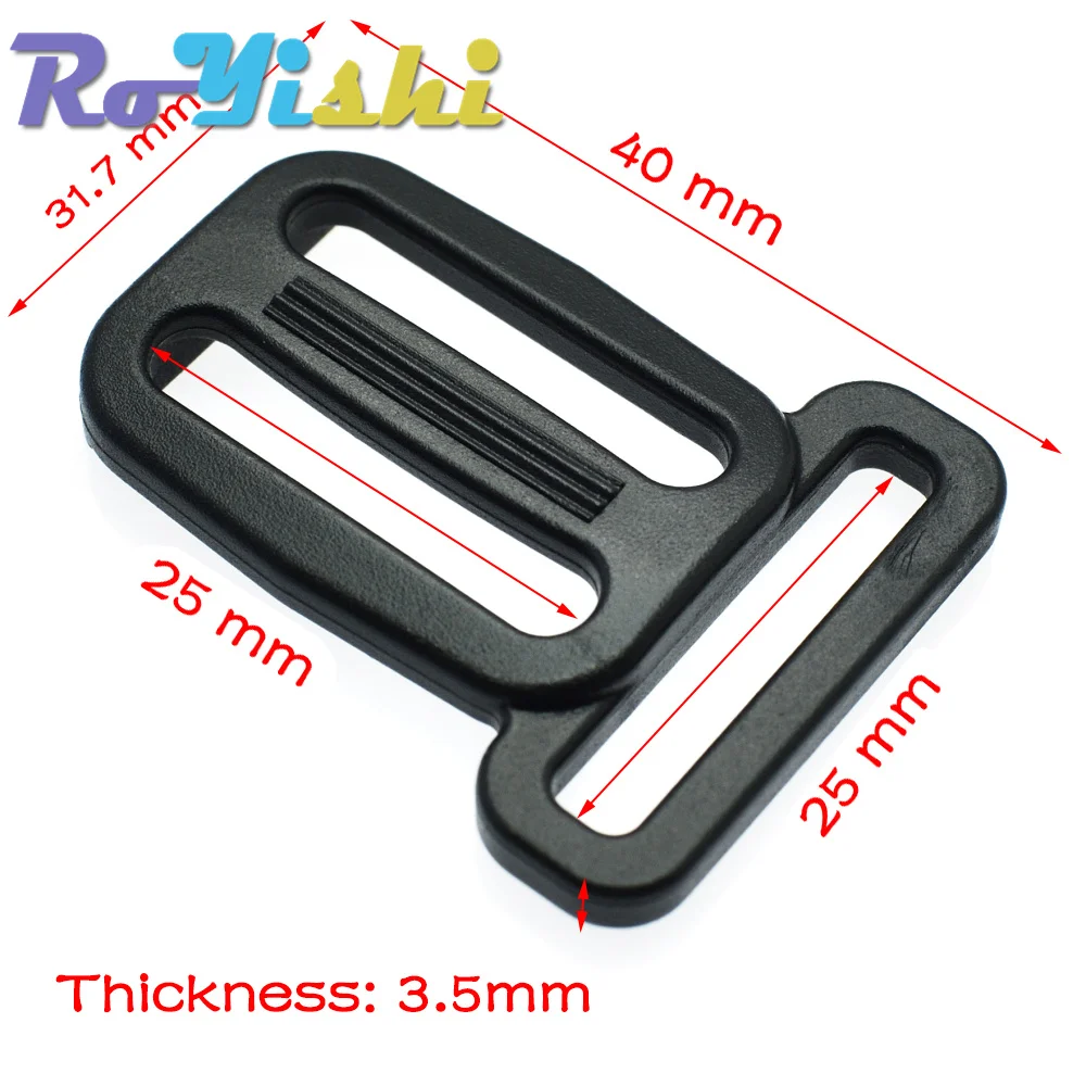 Deslizador Tri-Glide plástico para correas y arneses ajustables - imagen 4
