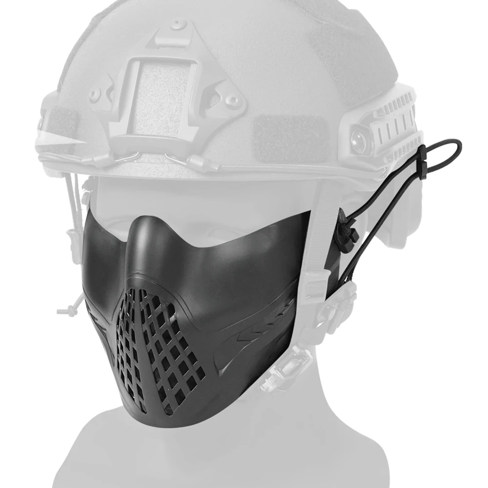 BOOIU Mascarilla táctica a prueba de viento y polvo para Airsoft