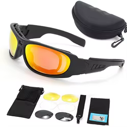 Daisy C6 Gafas tácticas polarizadas antibalas kit 4 lentes