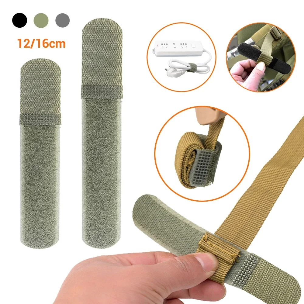 Bridas tácticas reutilizables de velcro para organizar cables