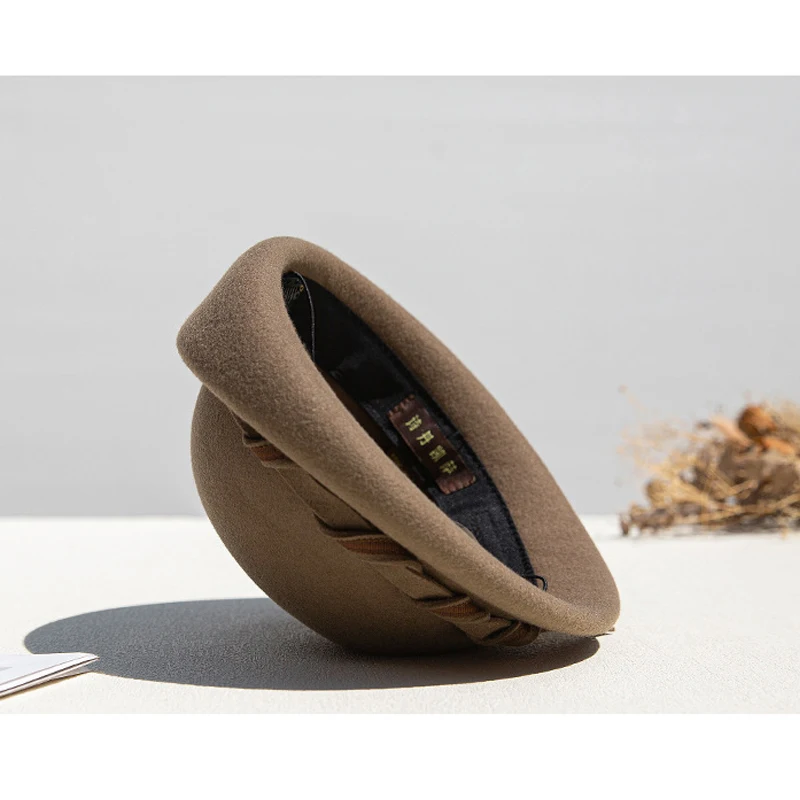 Sombrero Fedora de Lana para Mujer – Estilo Retro de Invierno - imagen 2